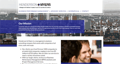 Desktop Screenshot of hendersonmyers.com